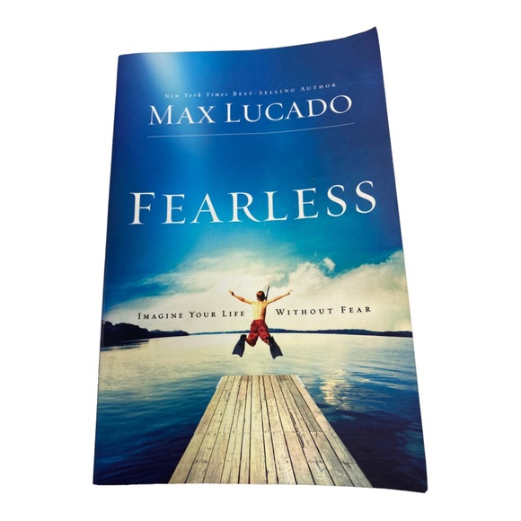 Lot of 4 Max Lucado GRACE, Fearless, Second Chances, & God‘s Story Books - Picture 5 of 13